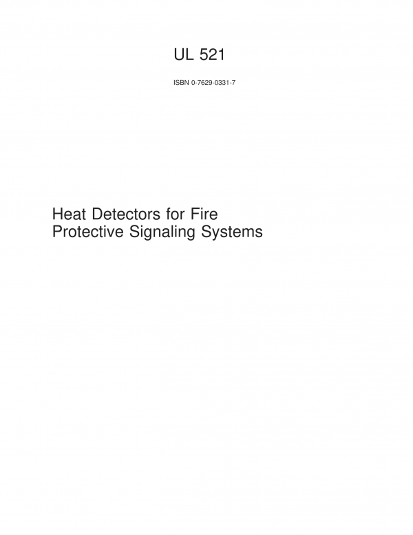UL 521 PDF UL 521 PDF